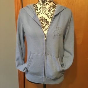 S VS PINK Blue Zip Up Hoodie